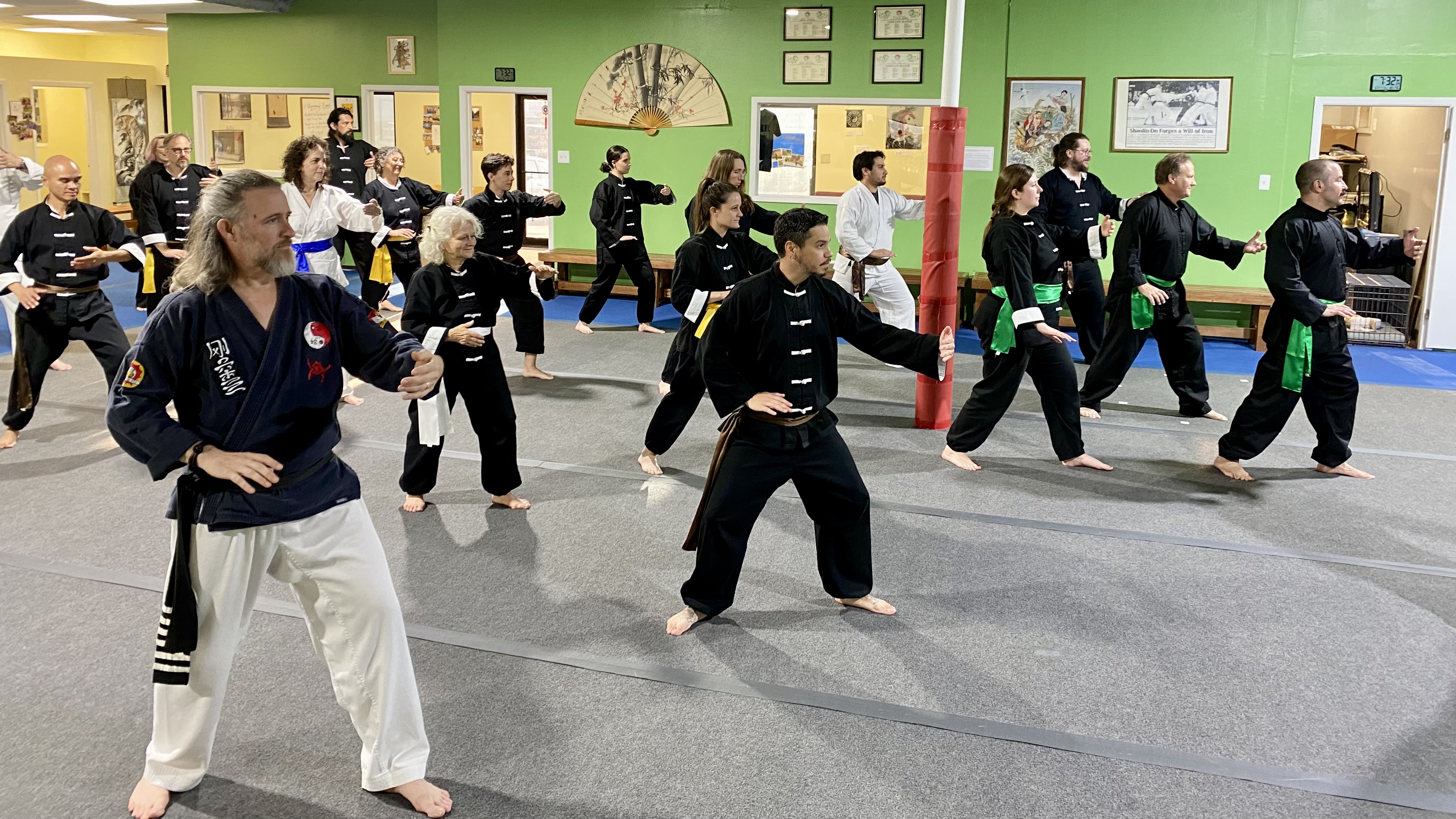 Kung Fu class at South Austin Kung Fu